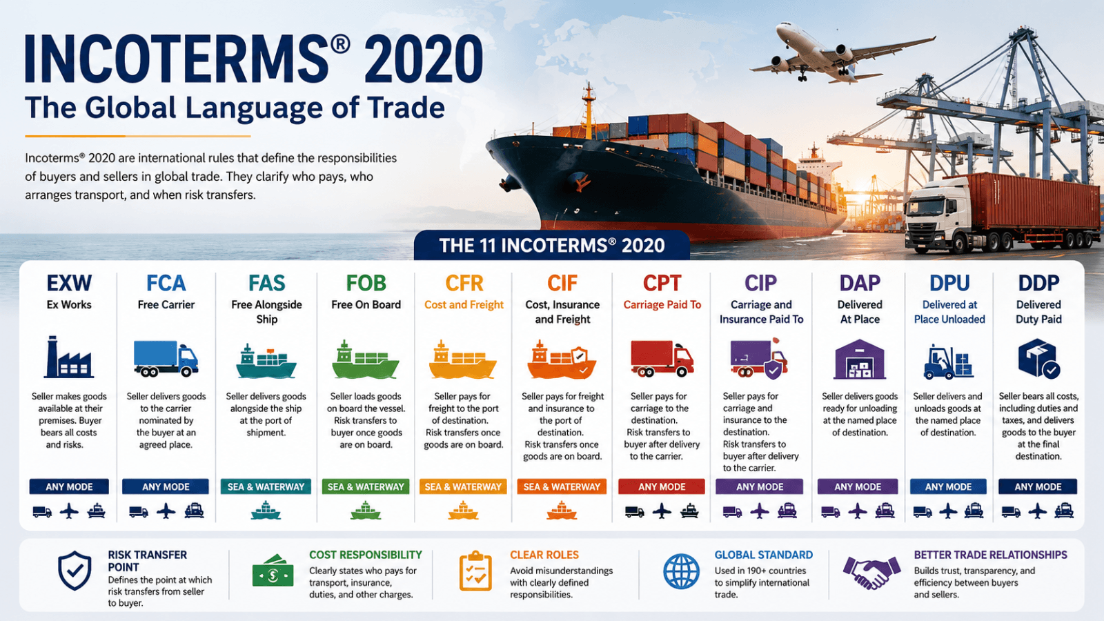 Decoding Incoterms 2020: The Ultimate Guide to International Trade Terms and Global Shipping