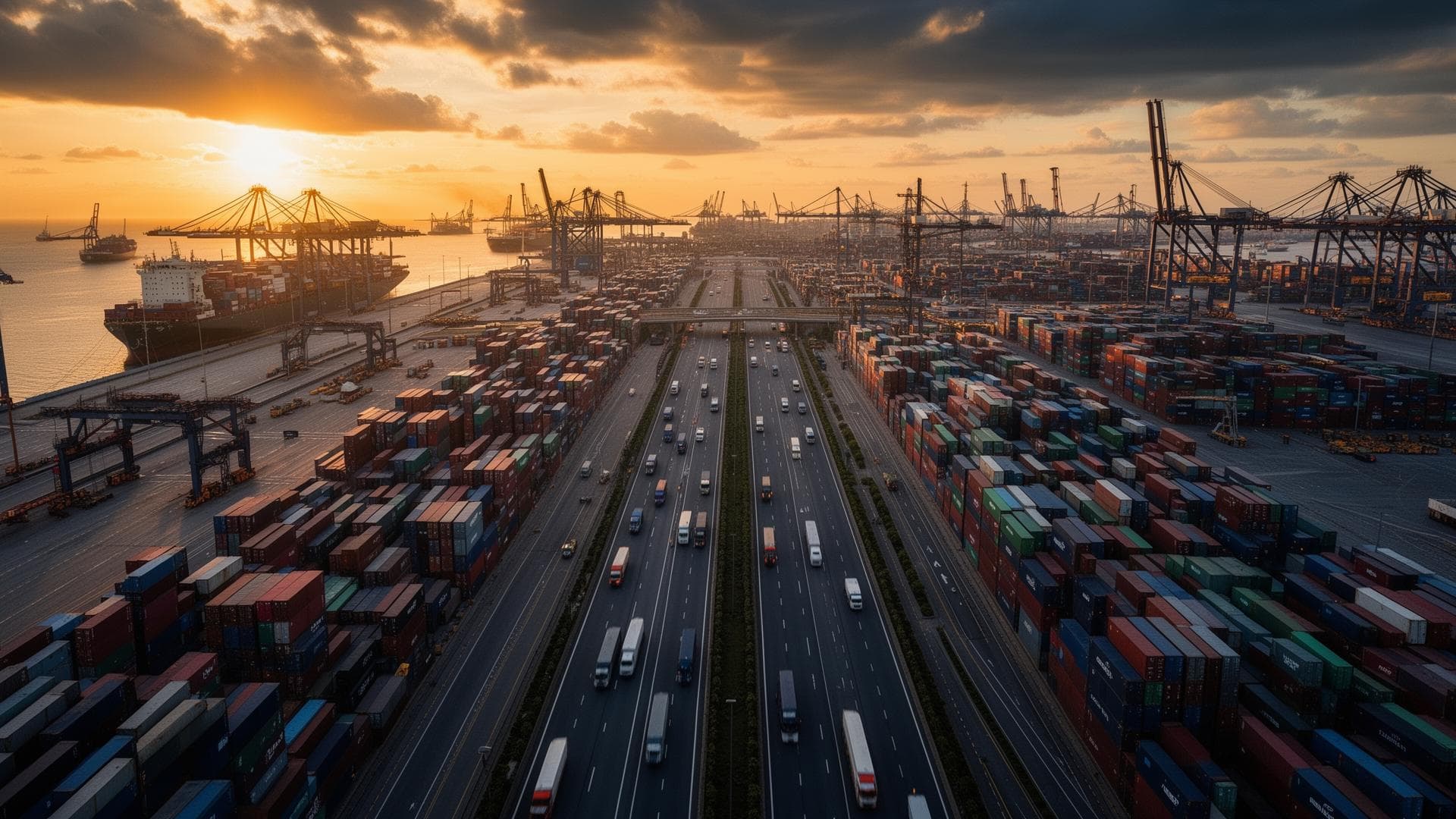 Global logistics port