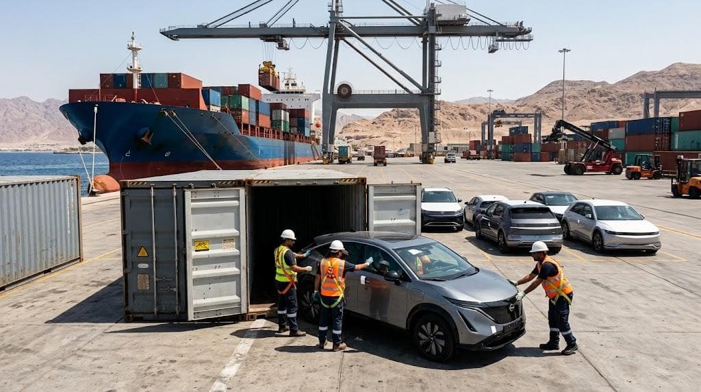 Vehicle Import Handling and Inland Delivery from Aqaba to Amman