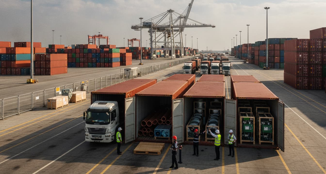 Customs Clearance for Mixed Infrastructure Cargo at King Abdullah Port