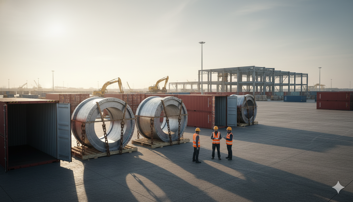 Successful conclusion of AXIAL metal expansion joint logistics project