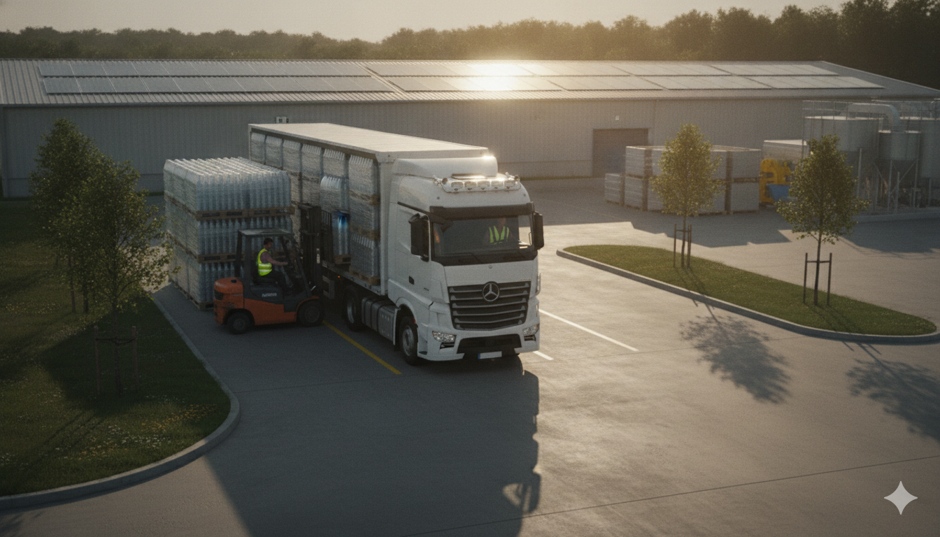 Successful empty plastic bottle supply delivery into the UK